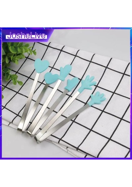 21 Aşk Et Yiyecek Maşası Yaratıcı Çay Poşetleri Tutucu Mini Maşa Mini Mutfak Cımbız Yiyecek Maşası Mutfak Aksesuarları Araçları Yiyecek Maşası Buz Maşası (Yurt Dışından)