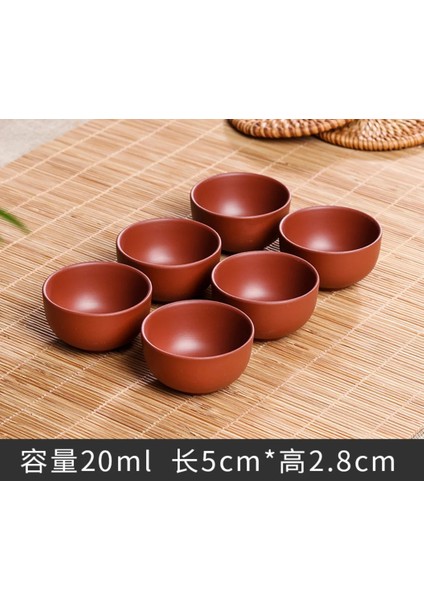 40ML Altı Parçalı Set 6 Adet Seladonlar Altın Balık Çin Çay Bardağı Seti, Kung Fu Kil Zi Sha Crackle Sır Seyahat Çay Kase Çin Porselen Çay Fincanı Seti (Yurt Dışından)