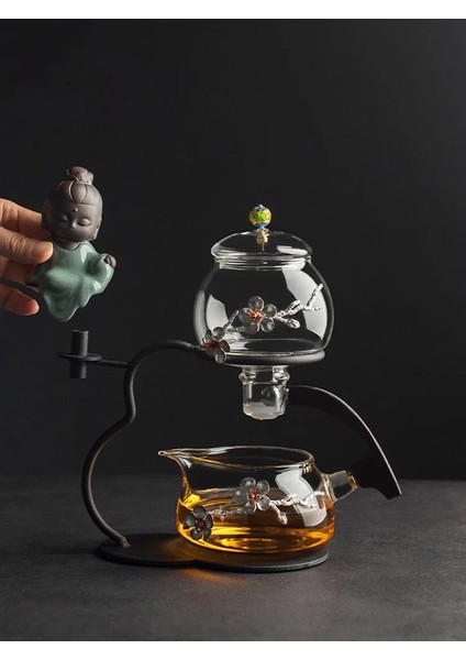 2 Adet Çay Fincanı B Cam Manyetik Yarı Otomatik Çay Seti Tembel Teaware Buda Dekorasyon Kungfu Kasesi Demlik Çay Fincanı (Yurt Dışından) modelleri