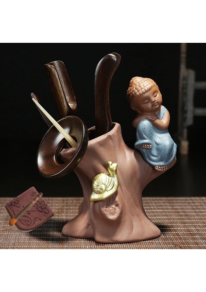 E Kung Fu Çay Seti Çay Töreni Küçük Keşiş Çay Aksesuarları Seti Mutfak Eşyaları Klip Iğne Seramik Kutular Çay Kaşık Süzgeçler Altı Beyefendi (Yurt Dışından) indirimleri