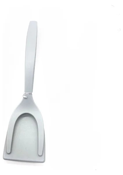 Koyu Gri 2 In 1 Naylon Kavrama Çevirme Maşa Yumurta Spatula Maşa Biftek Spatula Maşa Kelepçe Gözleme Kızarmış Çeviriciler Mutfak Aksesuarları (Yurt Dışından)