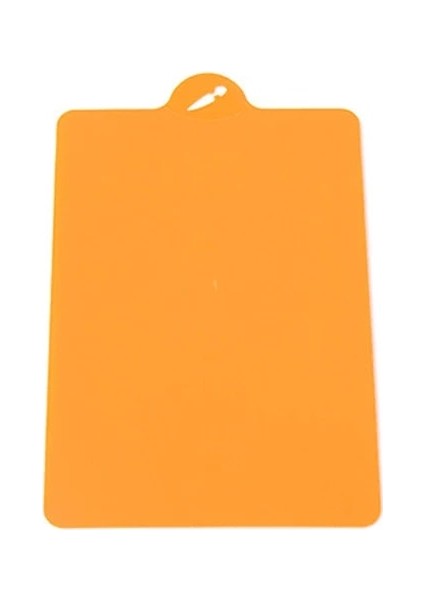 Turuncu Yeni 21.5*32.5 cm Kesme Tahtası Mutfak Pişirme Araçları Esnek Pp Plastik Kaymaz Asmak Delik Gıda Dilim Kesim Doğrama Bloğu (Yurt Dışından)