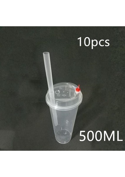 500 ml 10 Adet Kabarcık Çay Fıncan Yüksek Sıcaklığa Dayanıklı Pp Malzeme Gıda Için Güvenli Dondurma Fincan Tatlı Bardak (Yurt Dışından)