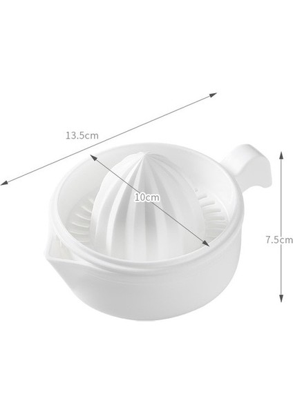 Beyaz Sıkacakları Mutfak Manuel Portakal Sıkacağı Limon Sıkacağı Plastik Meyve Aracı Mini Blender Taşınabilir Meyve Sıkacağı Blender Mutfak Aksesuarları (Yurt Dışından)