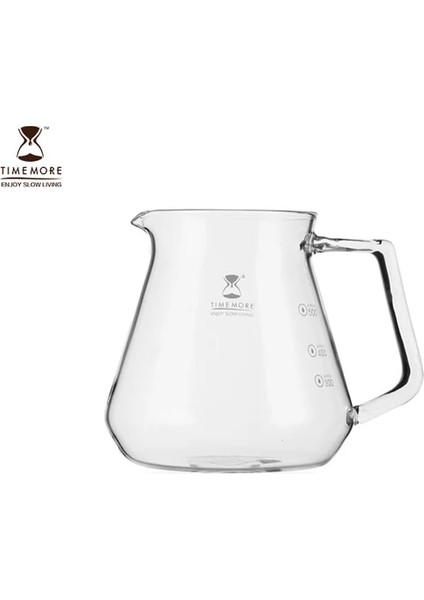 360ML Beyaz Tımemore Mağaza Kahve Çaydanlık 360ML 600ML Süt Kupalar Mutfak Için Sözleşmeli Ücretsiz Hediye Cam Kapaklı Silikon Halka (Yurt Dışından)