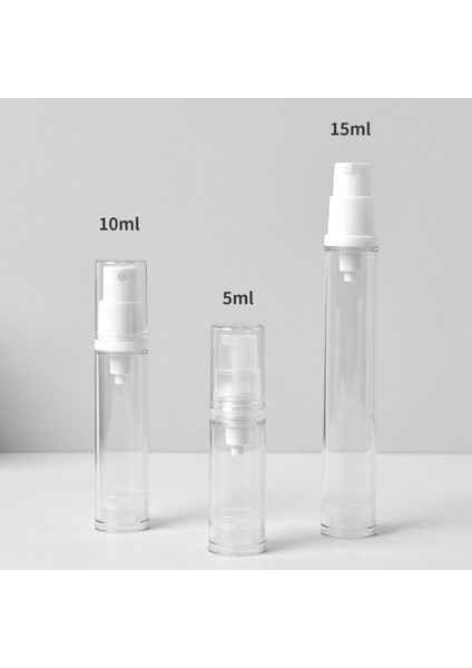 Beyaz Losyon 15ML Vücut Koruması, 5ml 10ML 15ML Sis Spreyi Vakum Şişesi (Yurt Dışından)
