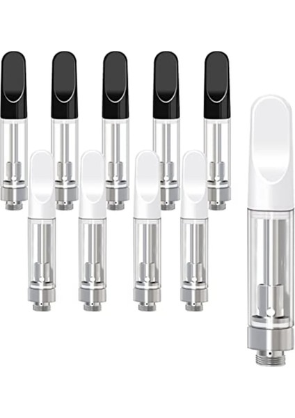 10 Adet Siyah 1.0 ml Seramik Bobin 510 Konu Için 10 Adet Boş Kartuşlar (Yurt Dışından)
