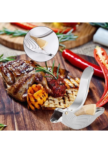 Kuş 2pcs Kuş Limon Sıkacağı, Manuel Paslanmaz Çelik Limon Sıkacağı, Portakal Limon Kireç Nar Için El Sıkacağı-1/2packs (Yurt Dışından) modelleri