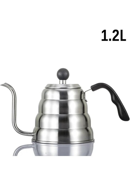 1.2l 1l/1.2l Damla Su Isıtıcısı Termometre Kahve Üzerine Dökün Moka Pot Espresso Çay Gooseneck Su Isıtıcısı Kahve Aksesuarları Barista Araçları (Yurt Dışından)
