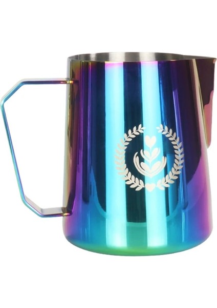 Hiçbir Logo 600ML Kahve Süt Sürahisi Paslanmaz Çelik Köpürtme Sürahi Çekme Çiçek Fincan Kahve Süt Köpürtücü Latte Sanat Süt Köpüğü Kahve Araçları (Yurt Dışından)