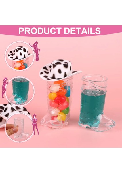 1 Takım 20 Paket 20 Parça 1 Oz Plastik Kovboy Çizme Shot Bardakları ve 20 Parça Mini Kovboy Şapka Setleri Açık Barbekü Partisi Süslemeleri (Yurt Dışından) indirimleri