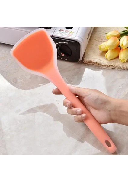 Şeffaf Yeşil Silikon Pişirme Için Spatula Yapışmaz Yarı Saydam Naylon Dikişsiz Kızartma Tavası Pişirme Spatula Karıştırma Aksesuarları Mutfak Eşyaları (Yurt Dışından) indirimleri