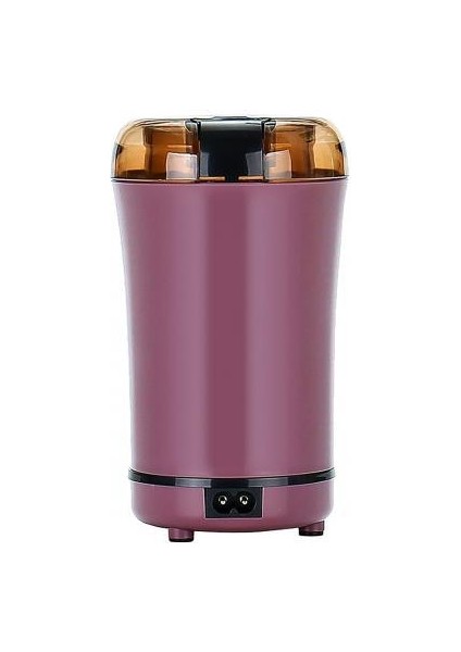 Mor Cn Fiş Elektrikli Tahıl Öğütücü Baharat Kahve Öğütme Makinesi Ev Bitkisel Kırıcı Küçük Çin Bitkisel Ilaç Kuru Değirmen Taşınabilir (Yurt Dışından)