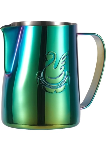 Siyah Teflon 600 ml Jıbbı Süt Buharda Köpürtme Sürahi Paslanmaz Çelik Yapışmaz Süt Sürahisi Çekme Çiçek Fincan Kahve Için Mükemmel Cappuccino Latte 600 (Yurt Dışından) indirimleri