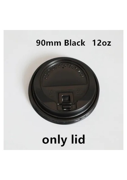 12OZ Kapaklı Siyah 100 Adet/paket 4/8/12OZ Tek Kullanımlık Kahve Fincanı Kraft Kağıt Bardak Çift Katmanlı Kağıt Bardak Sıcak Içecek Bardağı Özelleştirme Kabul (Yurt Dışından)