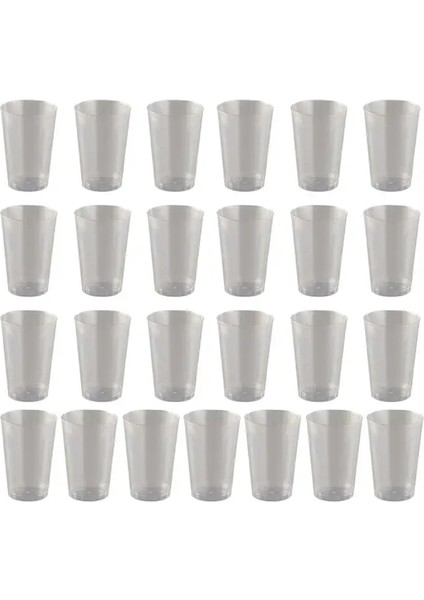 Gümüş 25 Adet 360 ml Su Bardağı Büyük Açılış Içecek Bardağı Çok Amaçlı Tek Kullanımlık Plastik Kaymaz Glitter Tatlı Bardağı Parti Dekor (Yurt Dışından)