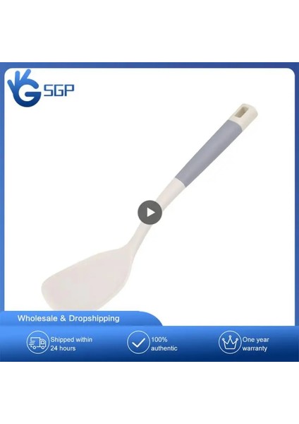 Bej Spatula Rahat Tutuş Koku Yok Yapışmaz Spatula Gıda Sınıfı Silikon Pişirme Kaşığı Tencerenin Altına Zarar Vermez Temizlemesi Kolay (Yurt Dışından) fiyatları