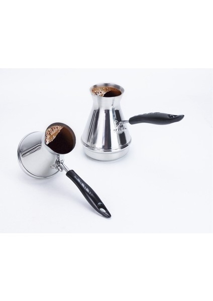 1150 ml Paslanmaz Çelik Türk Cezve Uzun Saplı Kahve Isıtıcıları Moka Çay Makinesi Kahve Percolators Pot (Yurt Dışından) modelleri