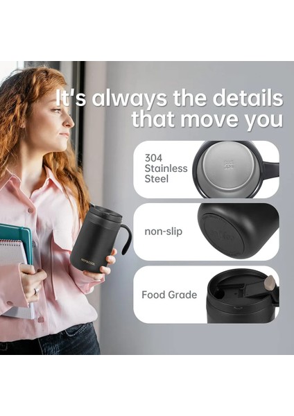 Beyaz Kahve Filtresi 350/500 ml Paslanmaz Çelik Ofis Termos Kupa Taşınabilir Kahve Filtresi Damla Yeniden Kullanılabilir Kupa Kahve Çay Bardağı Seti Cezve Seyahat Kupa (Yurt Dışından) fırsatları