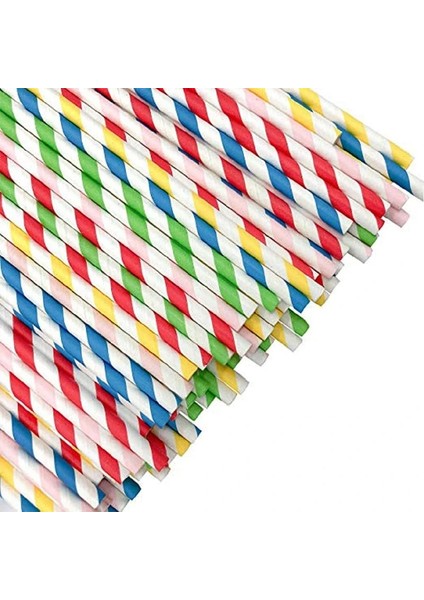 25 Adet Çevre Dostu Kağıt Pipet Düğün Doğum Günü Partisi Dekorasyon Bebek Duş Çocuk Malzemeleri (Yurt Dışından) fırsatları