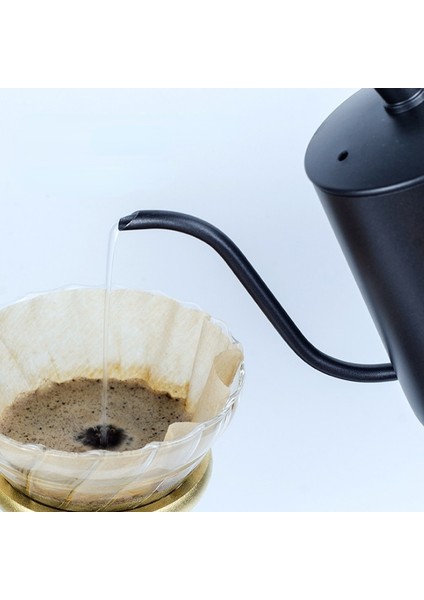 600ML 02 304 Paslanmaz Çelik Ev Kahve Aletleri Ince Ağız Uzun Borulu Pot Filtre Kabarcık Pot Pürüzsüz Su Kontrolü 350ML/600ML (Yurt Dışından) fırsatları