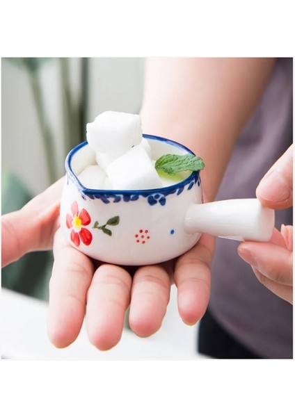 B Seramik Süt Sürahileri Kreması Kulplu Fincan Japon Süt Köpürtme Kahve Şekerlik Reçel Kase Baharat Sos Tabağı Mutfak Tencere (Yurt Dışından) indirimleri