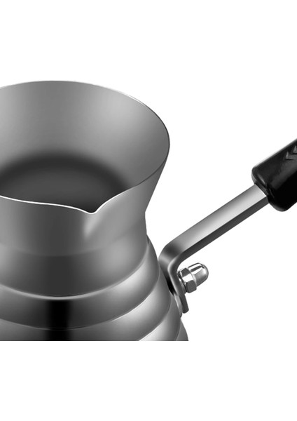500 ml 17 Oz 500 ml Paslanmaz Çelik Türk Kahvesi Çaydanlık Kahve Makinesi Makinesi Taşınabilir Espresso Kahve Su Isıtıcısı Ibrik Cezve Briki Arapça Pot (Yurt Dışından)