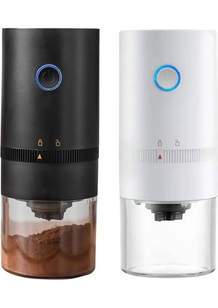 Siyah HB985 120 ml Taşınabilir Çapak Öğütücü Elektrikli Kahve Değirmeni Ayarlanabilir Öğütme Seramik Konik Espress Damla Basın Üzerine Dökün (Yurt Dışından)
