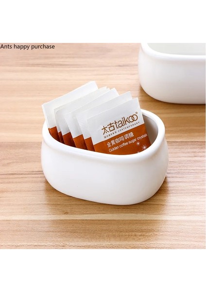 50 ml Beyaz Seramik Kavanoz Süt Sürahileri Şekerlik Süt Tankı Sos Kaşık Biftek Sos Kovası Kahve Aksesuarları Süt Fincan Baharat Pot Çanak (Yurt Dışından)