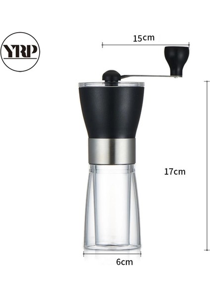 Simli 6X6X17 cm Manuel Kahve Değirmeni Mini Paslanmaz Çelik El El Yapımı Kahve Çekirdeği Çapak Öğütücüler Değirmen Mutfak Aracı Öğütücüler Kahve Aksesuarları (Yurt Dışından) fırsatları
