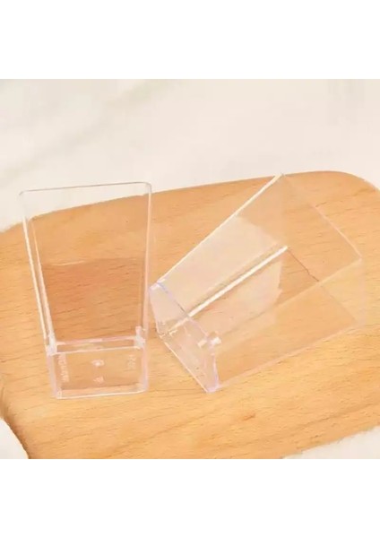 D Kalp Şeklinde Şeffaf Plastik Puding Mousse Küçük Servis Kaseleri (Yurt Dışından) modelleri