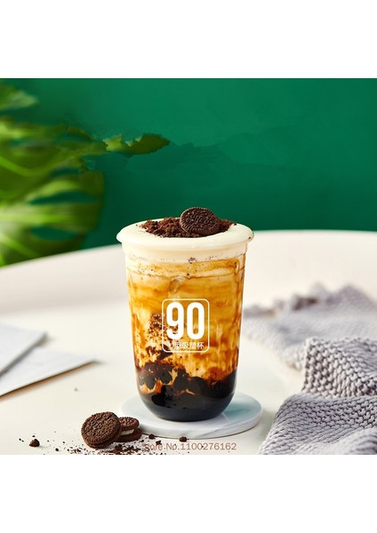 F 100 Adet 100 Adet/paket 360/500/700 ml U Şekilli Kabarcık Çay Bardağı Yumuşak Plastik Blister Bardak Tatlı Dondurma Fincan Özelleştirme Kabul (Yurt Dışından)