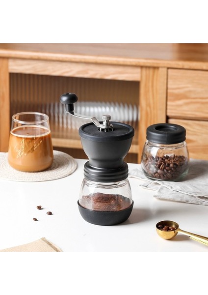 Fasulye Öğütücü Seti L Gıanxı Manuel Kahve Değirmeni Ayarlanabilir Kahve Makinesi Kahve Çekirdeği Öğütücü Taşınabilir El Kahve Makinesi Kahve Aksesuarları (Yurt Dışından)