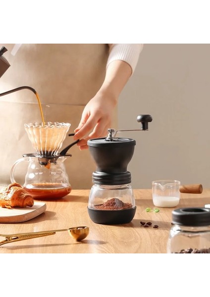 Fasulye Öğütücü Seti L Gıanxı Manuel Kahve Değirmeni Ayarlanabilir Kahve Makinesi Kahve Çekirdeği Öğütücü Taşınabilir El Kahve Makinesi Kahve Aksesuarları (Yurt Dışından) fırsatları