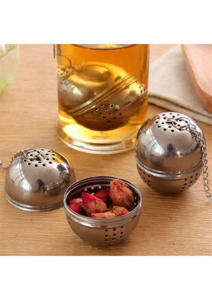 Yeni Paslanmaz Çelik Topu Çay Demlik Örgü Filtre Süzgeç W/kanca Gevşek Çay Yaprağı Baharat Topu Halat Zincir ile Ev Mutfak Aletleri (Yurt Dışından)