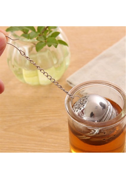 Yeni Paslanmaz Çelik Topu Çay Demlik Örgü Filtre Süzgeç W/kanca Gevşek Çay Yaprağı Baharat Topu Halat Zincir ile Ev Mutfak Aletleri (Yurt Dışından)
