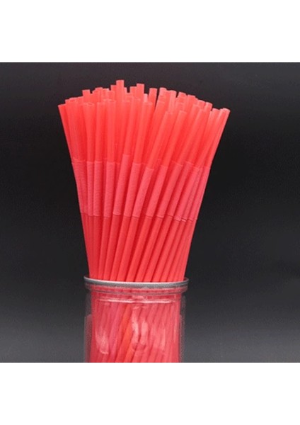 Kırmızı 100 Adet 23CM 100 Adet Payet 260MM Renk Siyah Beyaz Uzun Esnek Düğün Parti Malzemeleri Plastik Pipetler Mutfak Aksesuarları (Yurt Dışından)
