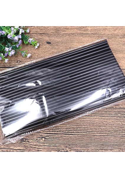 Kırmızı 100 Adet 23CM 100 Adet Payet 260MM Renk Siyah Beyaz Uzun Esnek Düğün Parti Malzemeleri Plastik Pipetler Mutfak Aksesuarları (Yurt Dışından)