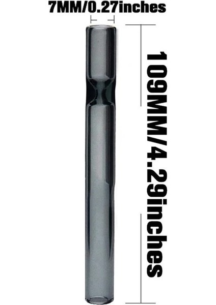 Wt 1 Adet Şeffaf Cam Tüp Pipet Yeniden Kullanılabilir Çok Renkli Cam Tüp Koruyucu Kılıf Aksesuarları Su Içme Pipeti (Yurt Dışından)