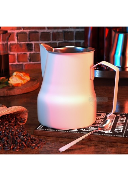 Gümüş 500 ml Süt Köpürtme Sürahisi Sürahi 350/500 ml Paslanmaz Çelik Kahve Süt Köpürtme Sürahisi Espresso Latte Sanat Barista Buhar Süt Sürahisi (Yurt Dışından) fiyatları