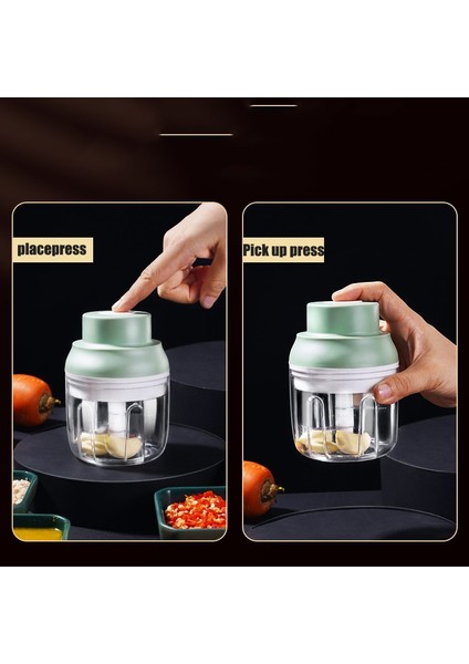 Beyaz 250 ml 100/250 ml Mini USB Kablosuz Elektrikli Sarımsak Ezici Sağlam Pres Kıyma Sebze Biber Kıyma Makinesi Gıda Parçalayıcı Mutfak Gereçleri (Yurt Dışından) modelleri
