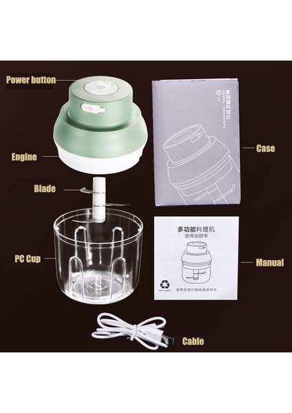 Beyaz 250 ml 100/250 ml Mini USB Kablosuz Elektrikli Sarımsak Ezici Sağlam Pres Kıyma Sebze Biber Kıyma Makinesi Gıda Parçalayıcı Mutfak Gereçleri (Yurt Dışından) fırsatları