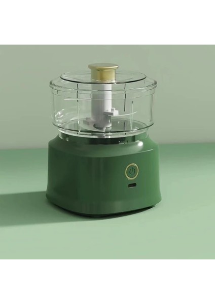 Yeşil 350 ml Çok Fonksiyonlu Ev Elektrikli Sarımsak Sabotaj Mutfak Kablosuz Karıştırma Çamur Kıyma Makinesi Bebek Yardımcı Gıda Makinesi (Yurt Dışından)
