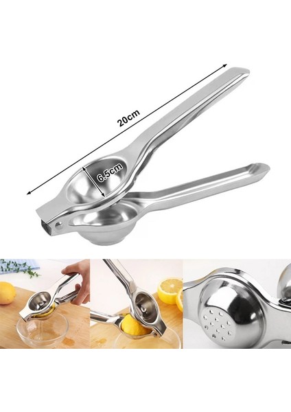 D Tipi Limon Sıkacağı Alüminyum Alaşımlı Limon Sıkacağı Manuel Sıkacağı Ağır Hizmet Tipi El Preslenmiş Meyve Sıkacağı (Yurt Dışından)