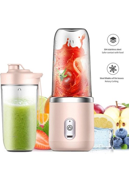 300ML-SET 3-Pembe Meyve Sıkacağı Makinesi Smoothie Blender Taşınabilir Elektrikli Meyve Sıkacağı USB Mikser Limon Portakal Meyve Sıkacağı Kablosuz Blender Meyve Sıkacağı Fincan Seti (Yurt Dışından) fırsatları