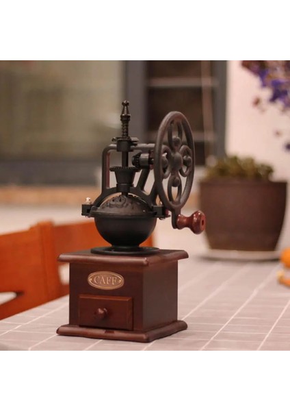 Kahverengi Manuel Kahve Değirmeni Mutfak Retro Tarzı Ahşap Fasulye Değirmeni Taşlama Dönme Dolap Tasarım Vintage Kahve Makinesi Öğütücü Araçları (Yurt Dışından) indirimleri