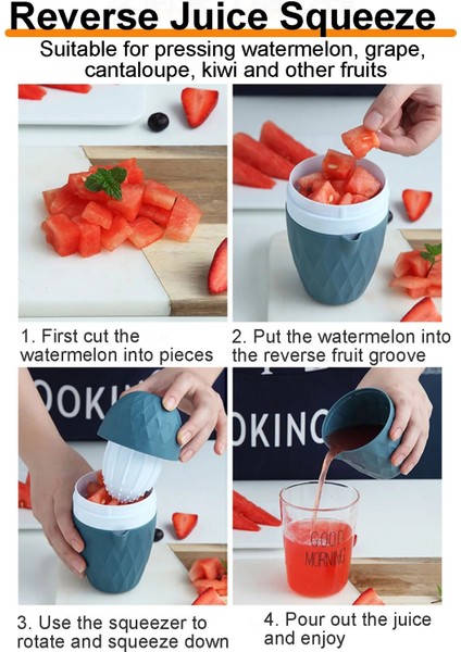 Mavi Manuel Meyve Sıkacağı Bardağı 2'si 1 Arada Limon Kireç Sıkacağı Kapaklı Benzersiz Limon Sıkacağı Manuel Sıkacağı Olarak Mutfak Aksesuarları Presli (Yurt Dışından) modelleri