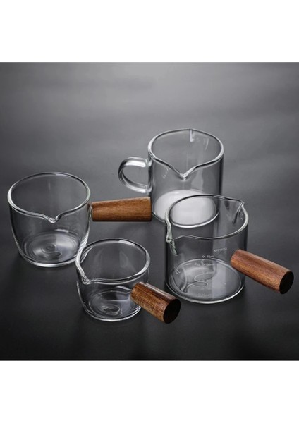 140ML Frothers Aksesuarları Cafe Sürahi Espresso Aksesuarları Ölçüm Cam Kupa Barista Kahve Mutfak Pota Süt Sürahi Cappuccino (Yurt Dışından) fırsatları