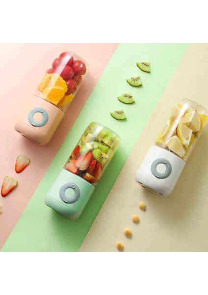 Pembe 500 ml 6 Bıçaklı Mini Taşınabilir Sıkacakları USB Elektrikli Mikser Meyve Smoothie Blenderı Mutfak Mutfak Robotu Makinesi Meyve Sıkacağı (Yurt Dışından)