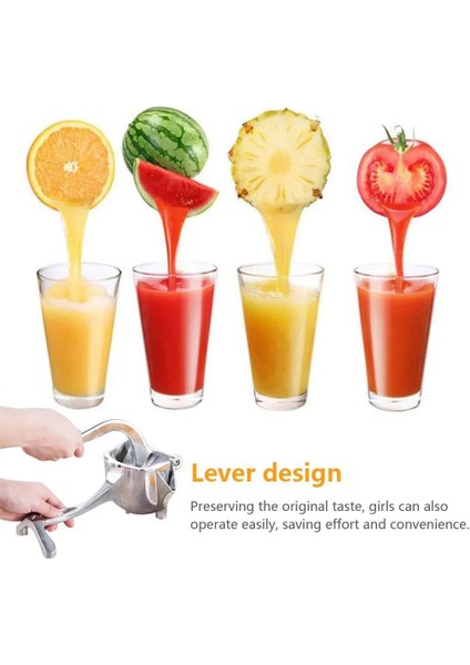 Tip A Manuel Meyve Suyu Sıkacağı Alüminyum Alaşımlı El Basınçlı Sıkacağı Nar Portakal Limon Şeker Kamışı Suyu Mutfak Meyve Aracı (Yurt Dışından) indirimleri